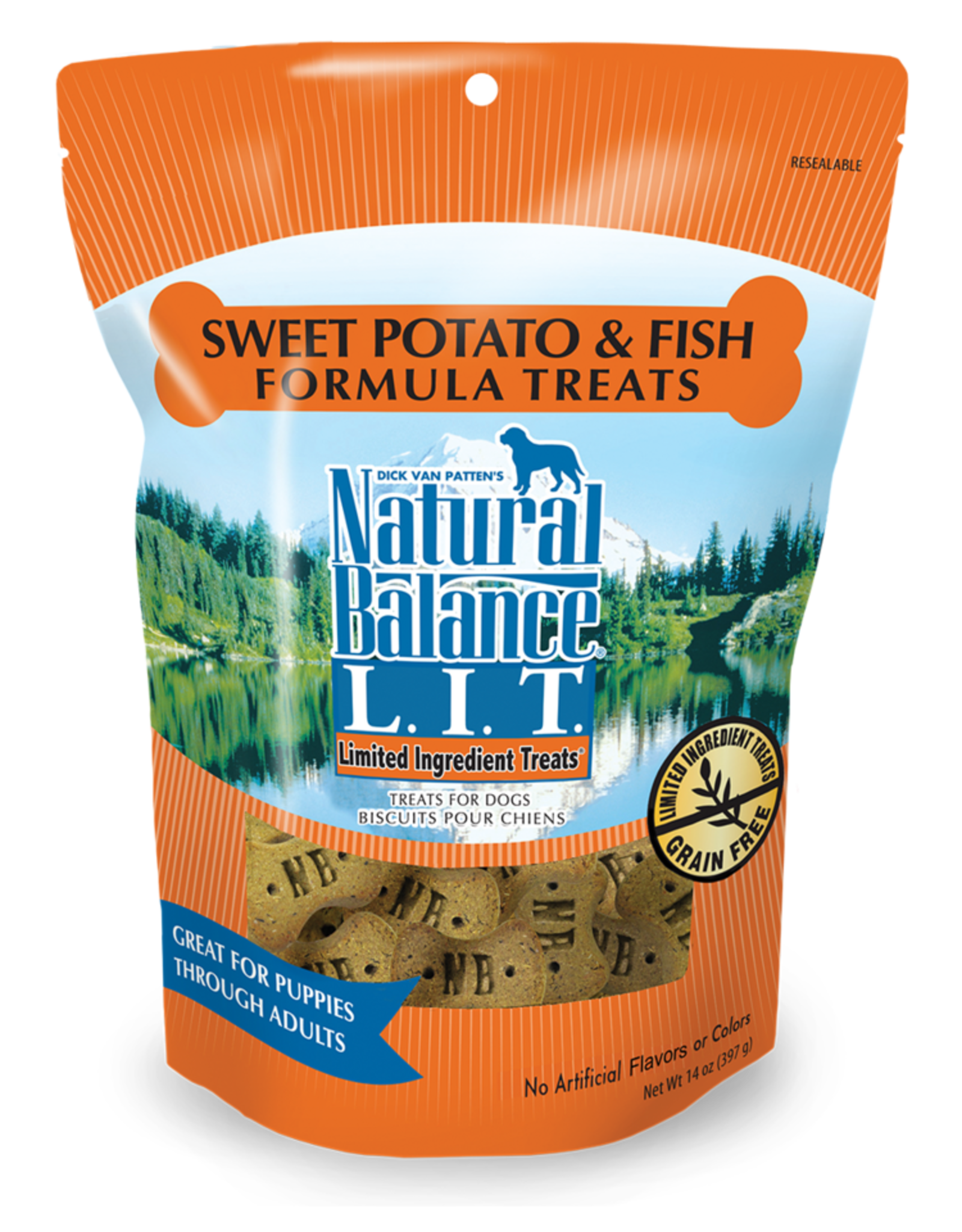 Natural Balance Natural Balance Small Breed Biscuits SWEET POTATO & FISH 8OZ