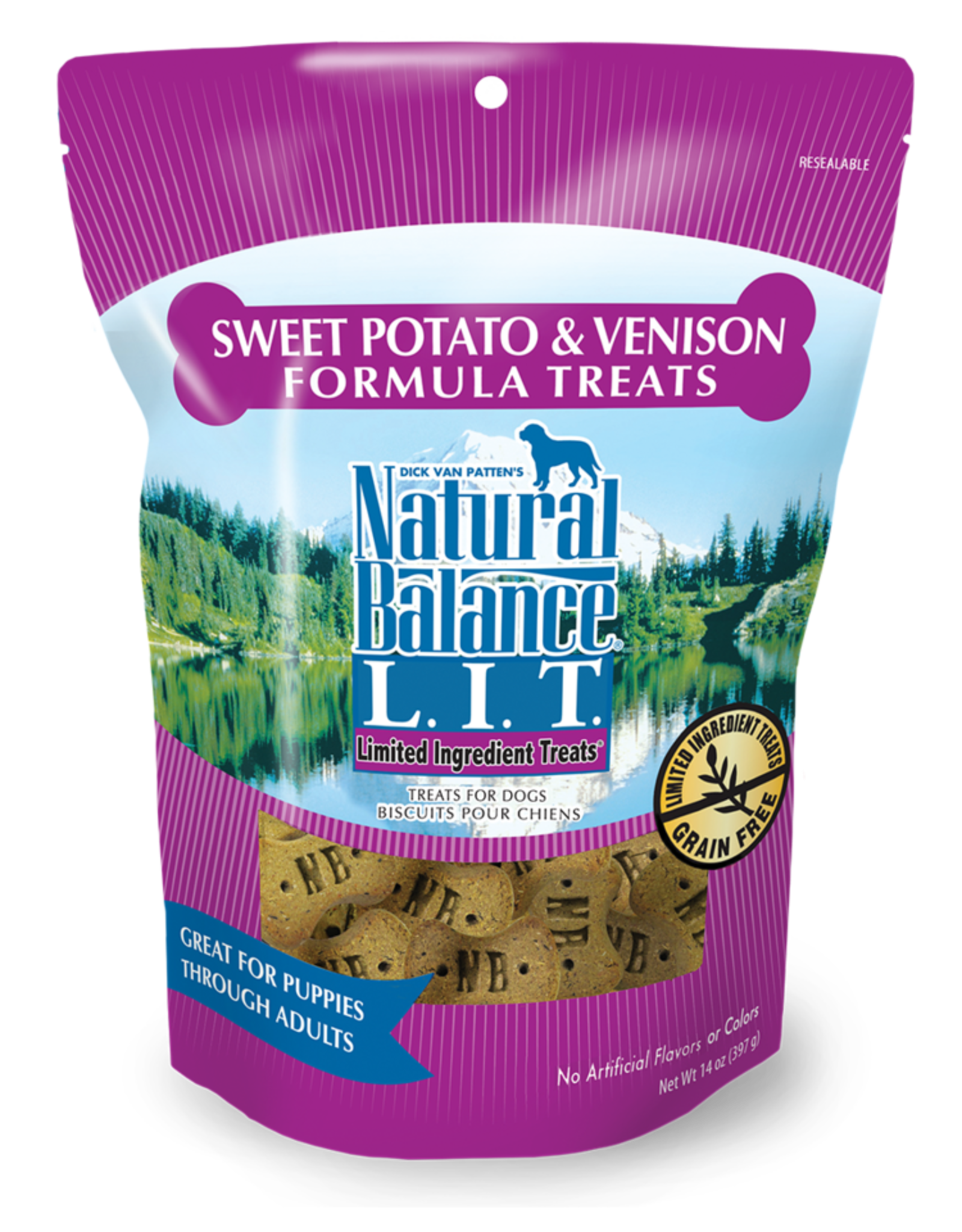 Natural Balance Natural Balance Biscuits SWEET POTATO & VENISON 14OZ