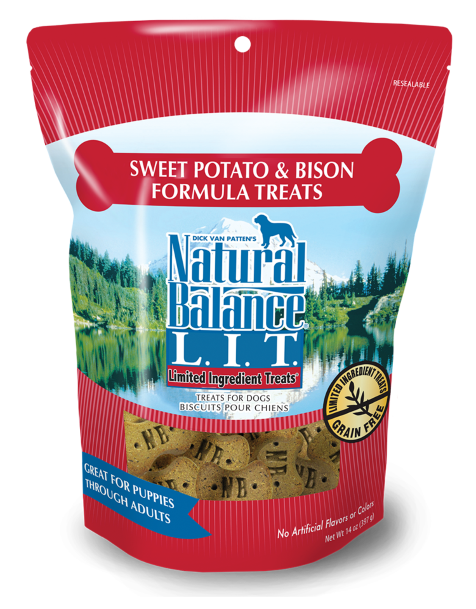 Natural Balance Natural Balance Small Breed Biscuits BISON & SWEET POTATO 8OZ