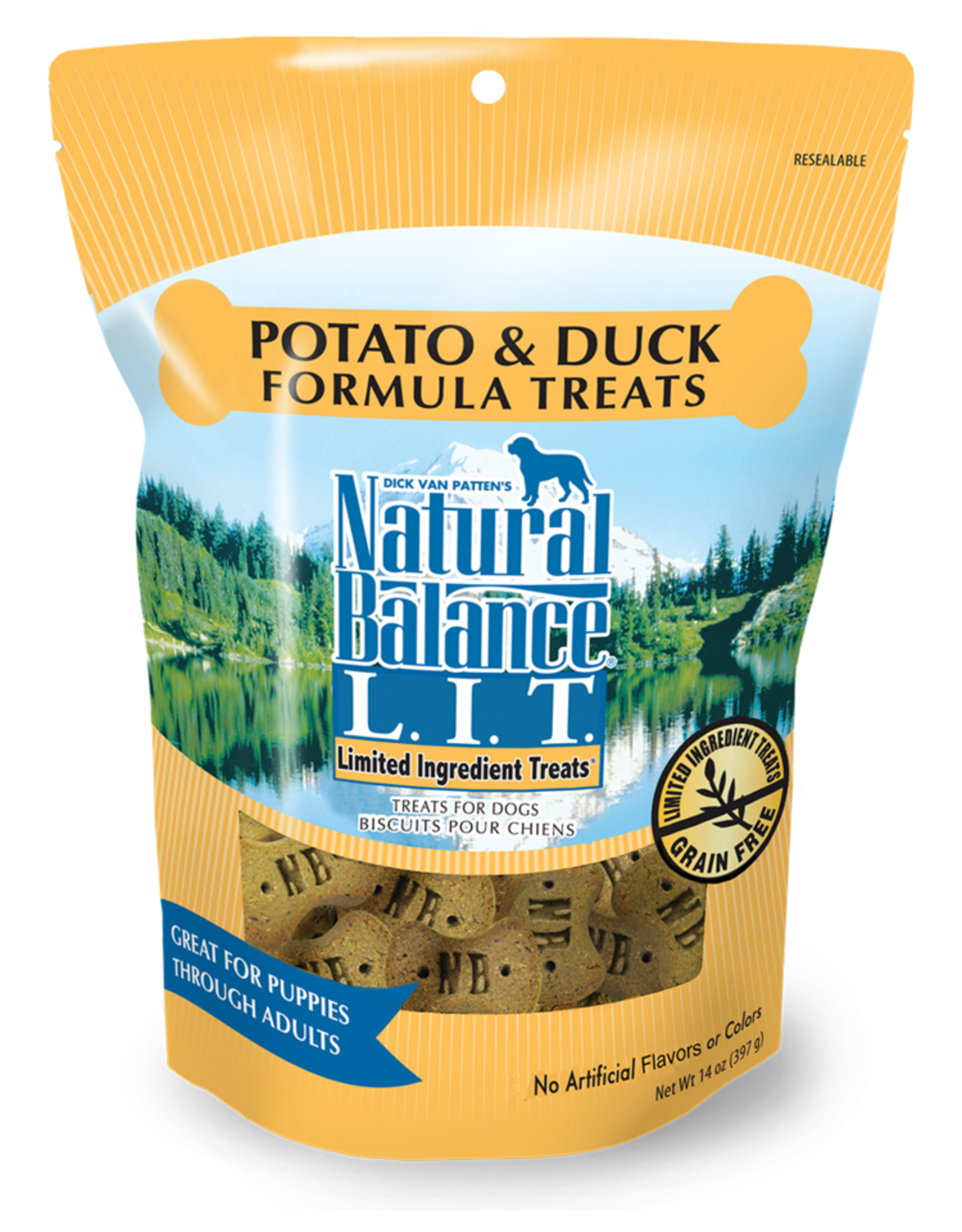 NATURAL BALANCE BISCUITS DUCK & POTATO 28OZ - Pickering Valley Feed