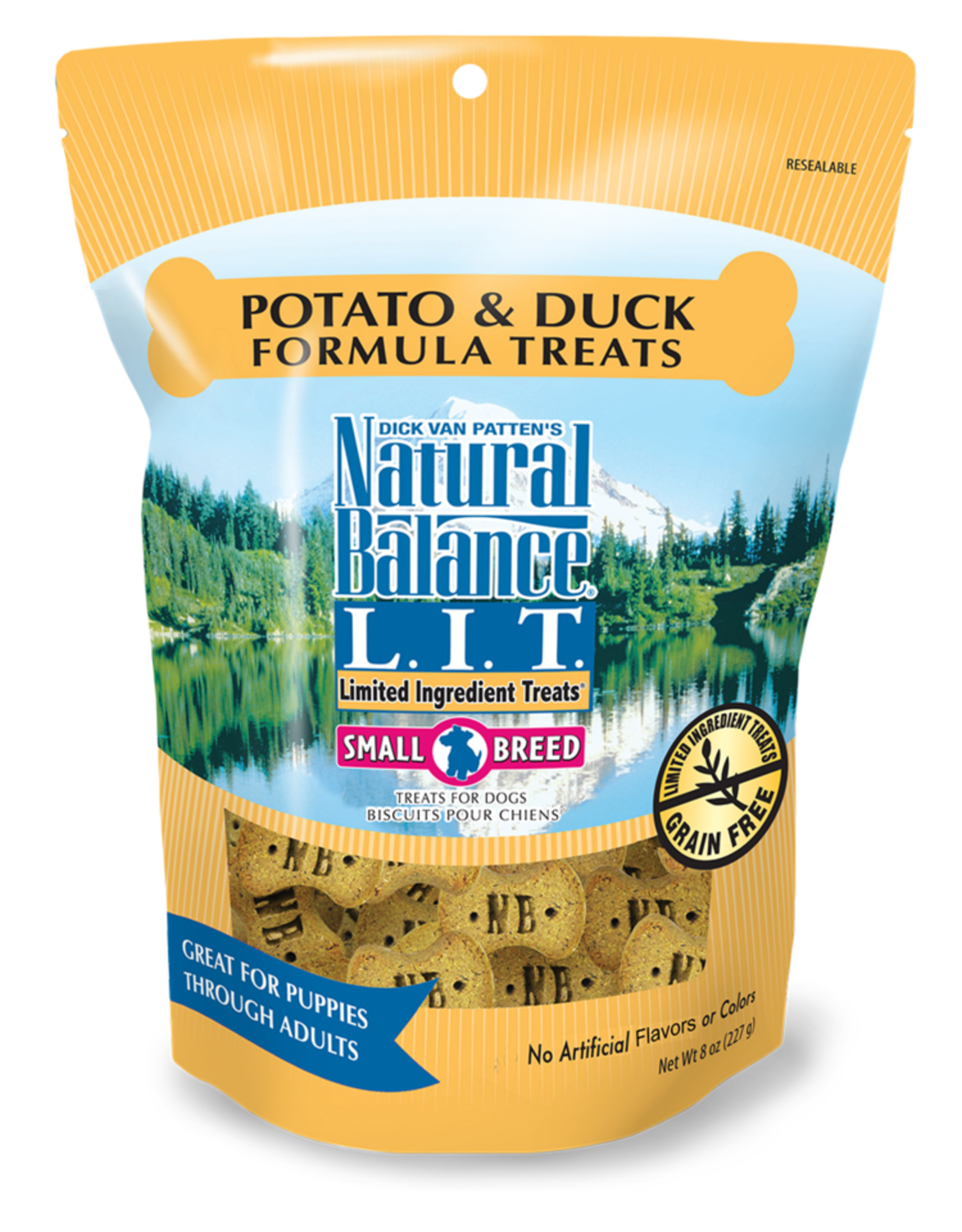 Natural Balance Natural Balance Small Breed Biscuits POTATO & DUCK 8OZ