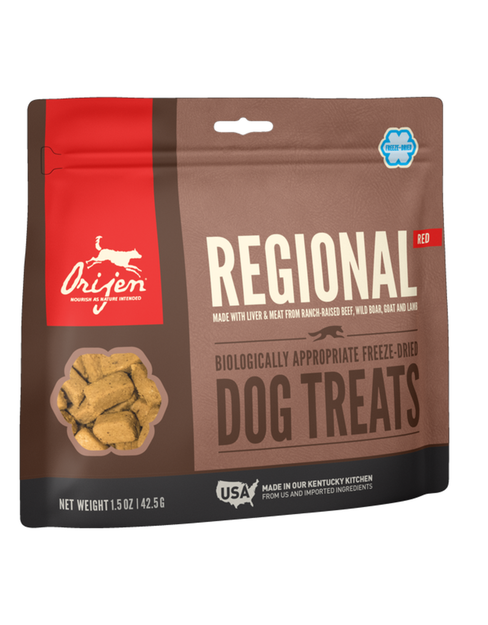 CHAMPION PET FOOD Orijen Regional Red Freeze Dried Cat Treats - 1.25 Oz
