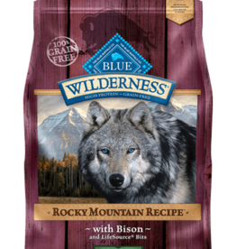 BLUE BUFFALO COMPANY BLUE BUFFALO DOG WILDERNESS ROCKY MOUNTAIN RECIPE WITH BISON 22LBS