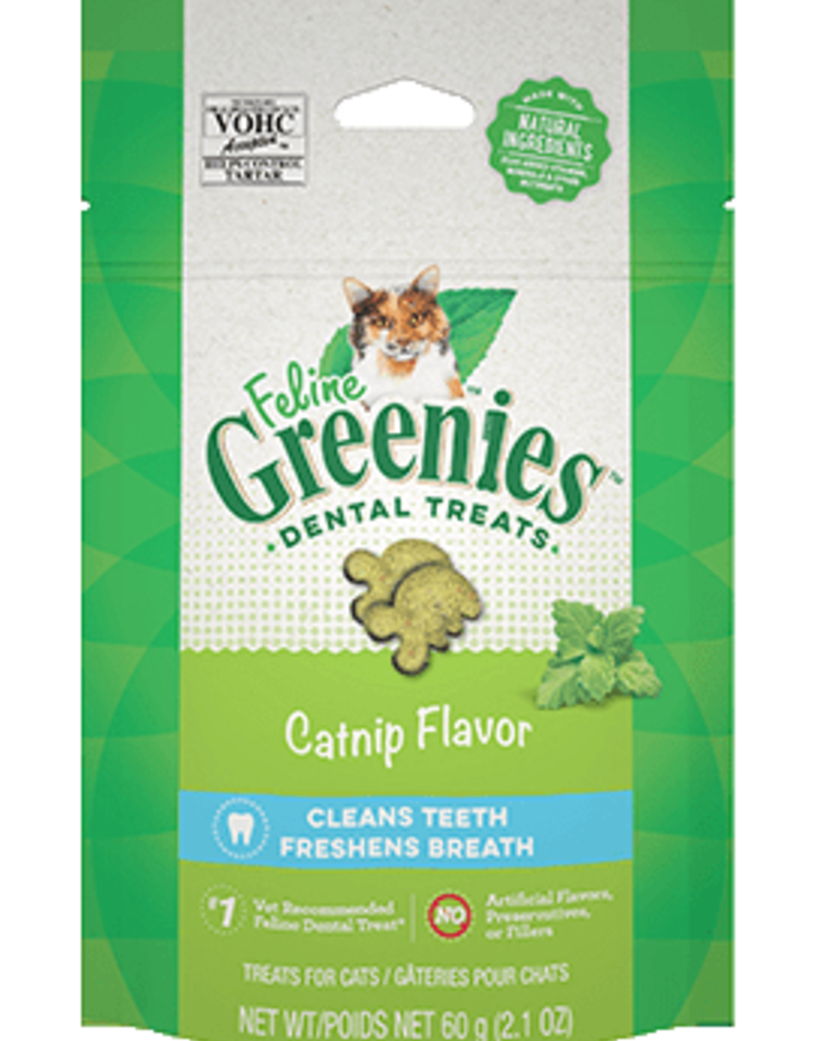 GREENIES GREENIES FELINE DENTAL TREAT CATNIP 2.5OZ