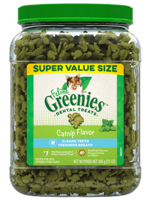 Greenies Feline Greenies Dental Cat Treats Catnip Flavor 21 oz