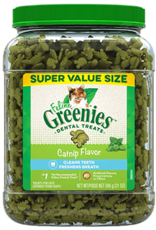 GREENIES Feline Greenies Dental Cat Treats Catnip Flavor 21 oz