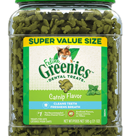 GREENIES Feline Greenies Dental Cat Treats Catnip Flavor 21 oz