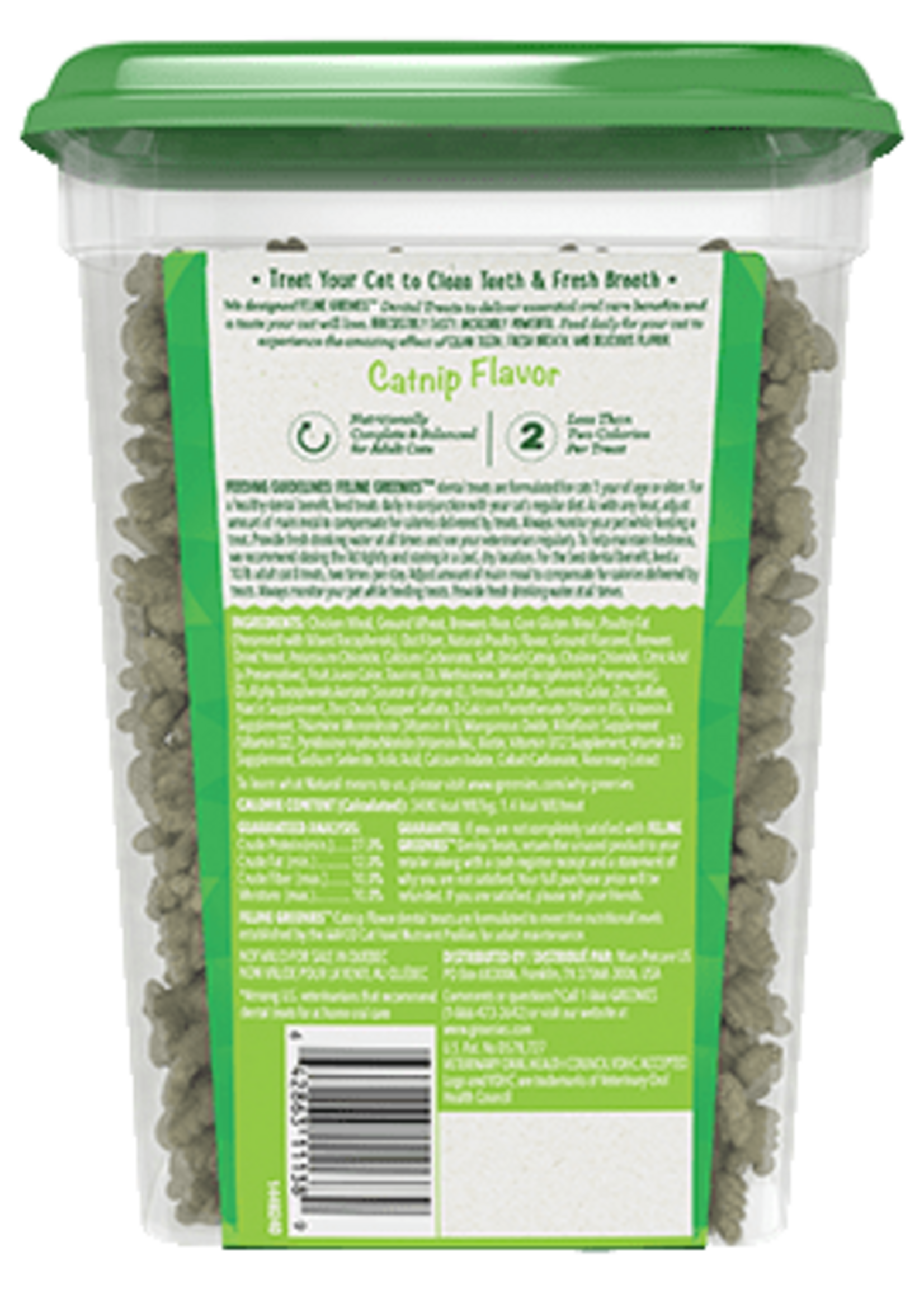 Greenies Feline Greenies Dental Cat Treats Catnip Flavor 9.75 oz