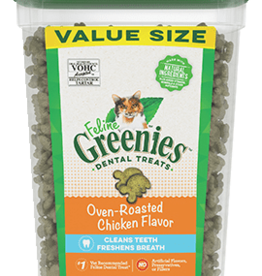 GREENIES Feline Greenies Dental Cat Treats Oven Roasted Chicken Flavor 9.75 oz