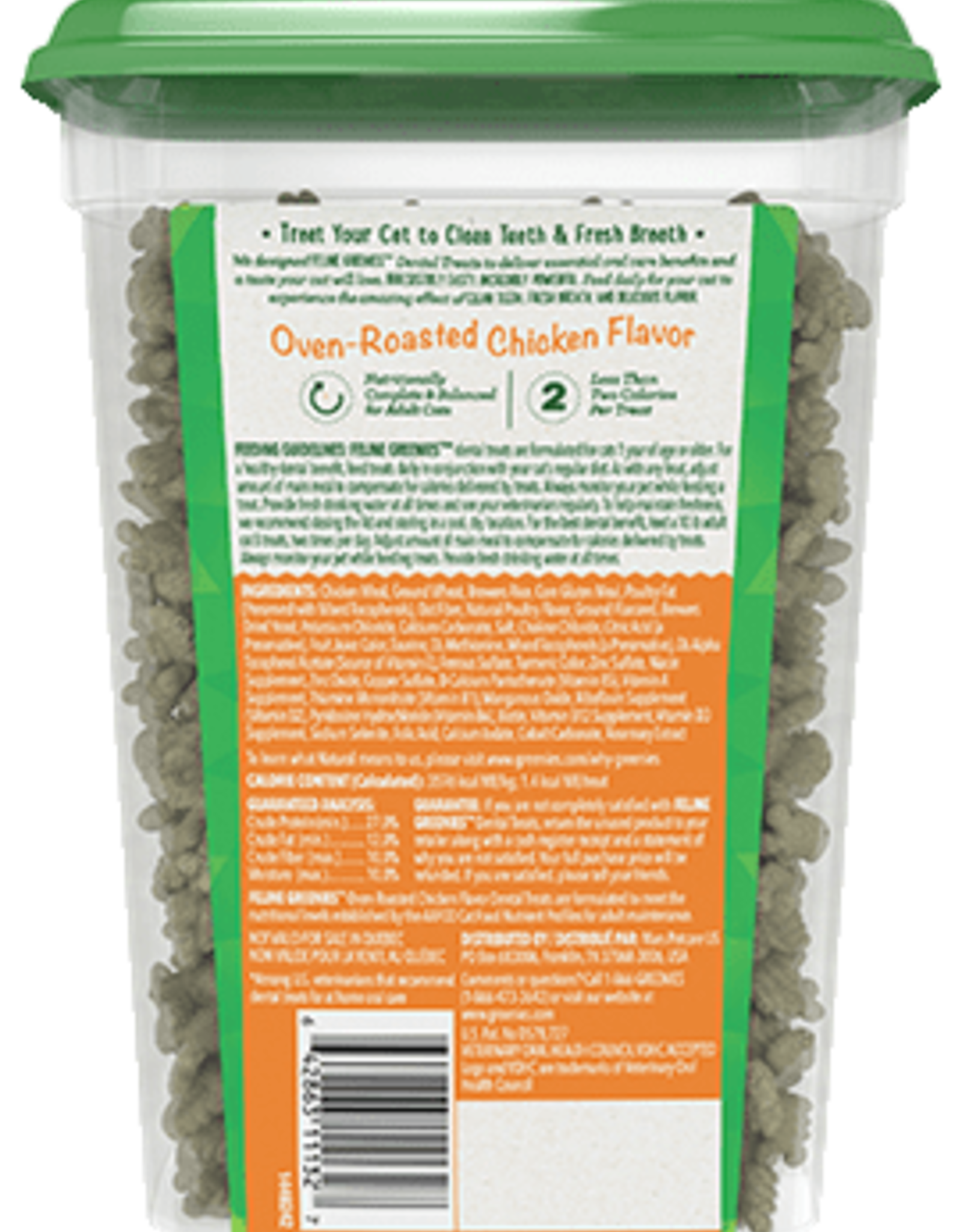 GREENIES Feline Greenies Dental Cat Treats Oven Roasted Chicken Flavor 9.75 oz
