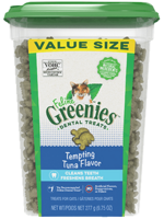 Greenies Feline Greenies Dental Cat Treats Tempting Tuna Flavor 9.75 oz