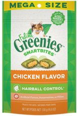 GREENIES GREENIES FELINE SMARTBITES HAIRBALL CONTROL CHICKEN 4.6OZ