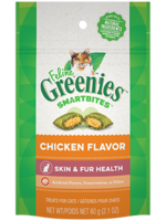 Greenies GREENIES FELINE SMARTBITES SKIN & COAT CHICKEN 2.1OZ