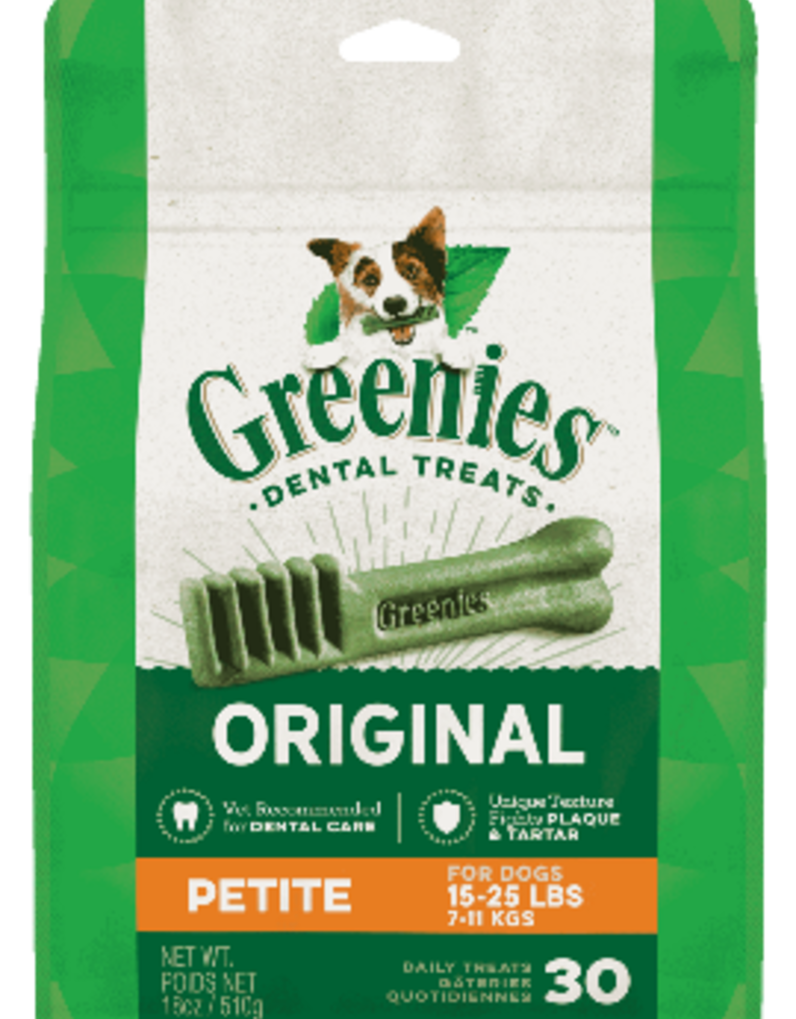 Greenies Greenies Original Petite Natural Dental Care Dog Treats 27 oz Pack (45 Treats)