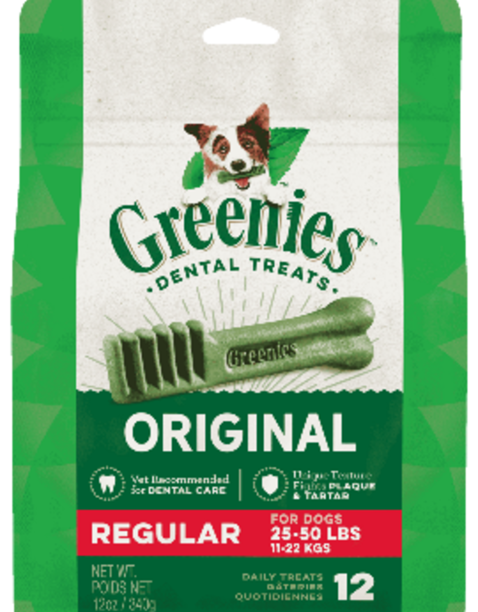 Greenies Greenies Original Regular Natural Dental Care Dog Treats - 12oz (12 Count)