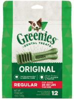 Greenies Greenies Original Regular Natural Dental Care Dog Treats 27 oz Pack (27 Treats)