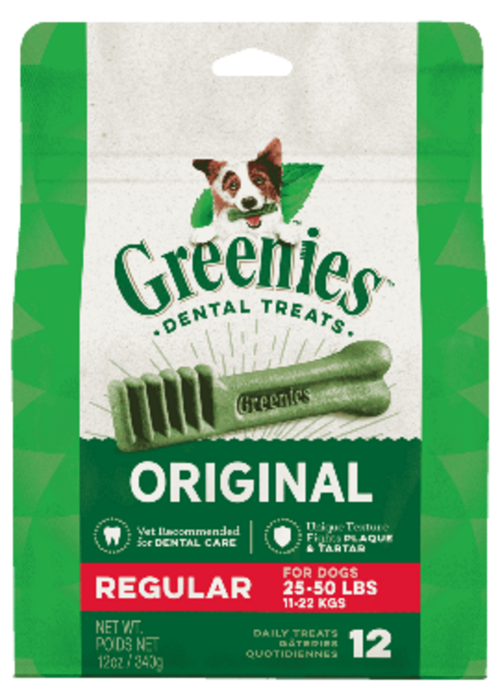 Greenies Greenies Original Regular Natural Dental Care Dog Treats 27 oz Pack (27 Treats)