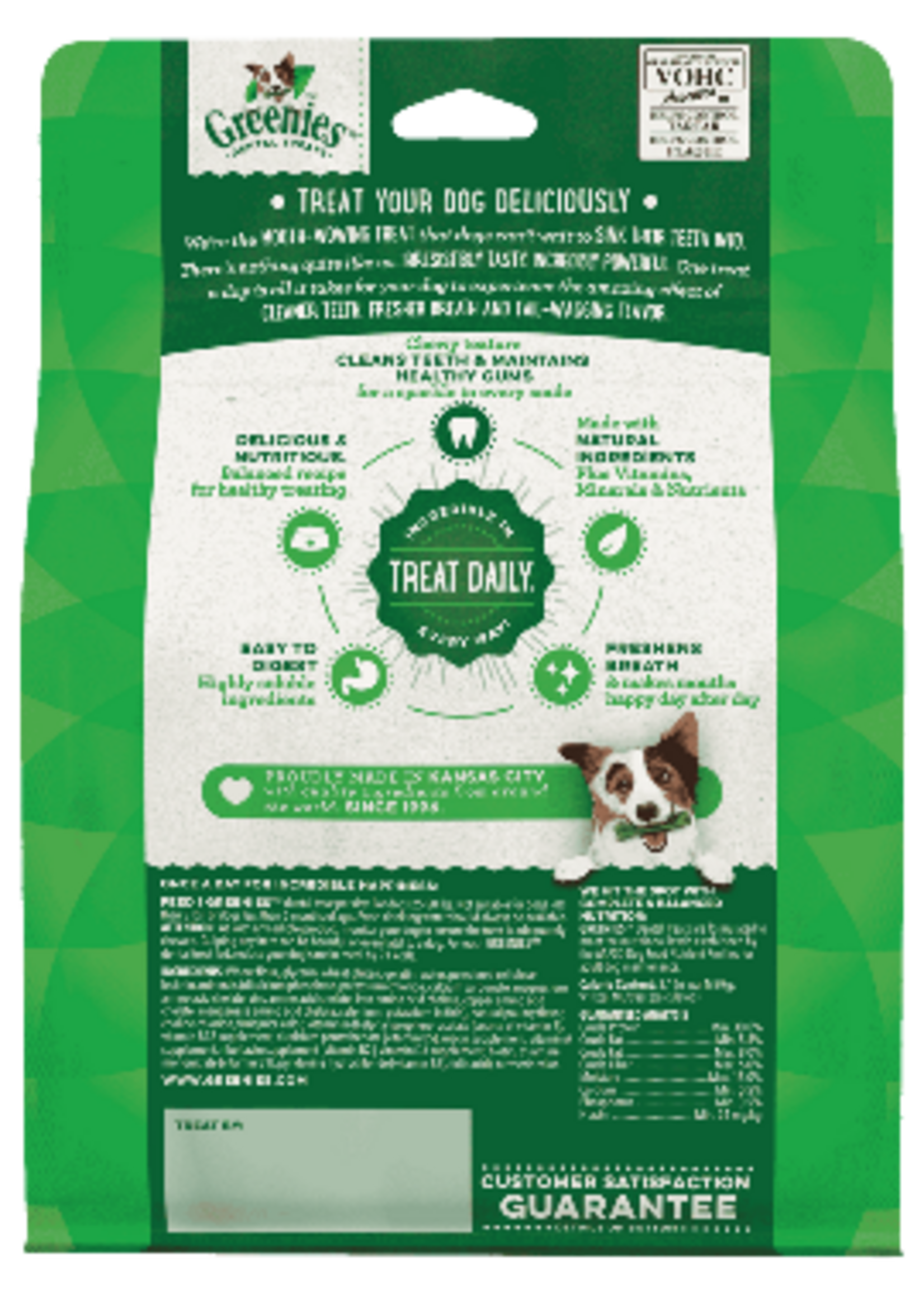 Greenies Greenies Original Regular Natural Dental Care Dog Treats 27 oz Pack (27 Treats)