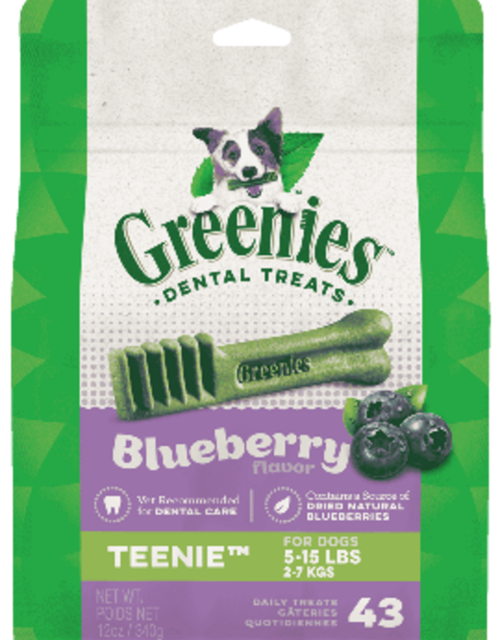 Greenies Greenies Teenie Chewy Dental Dog Treats Blueberry - 12oz