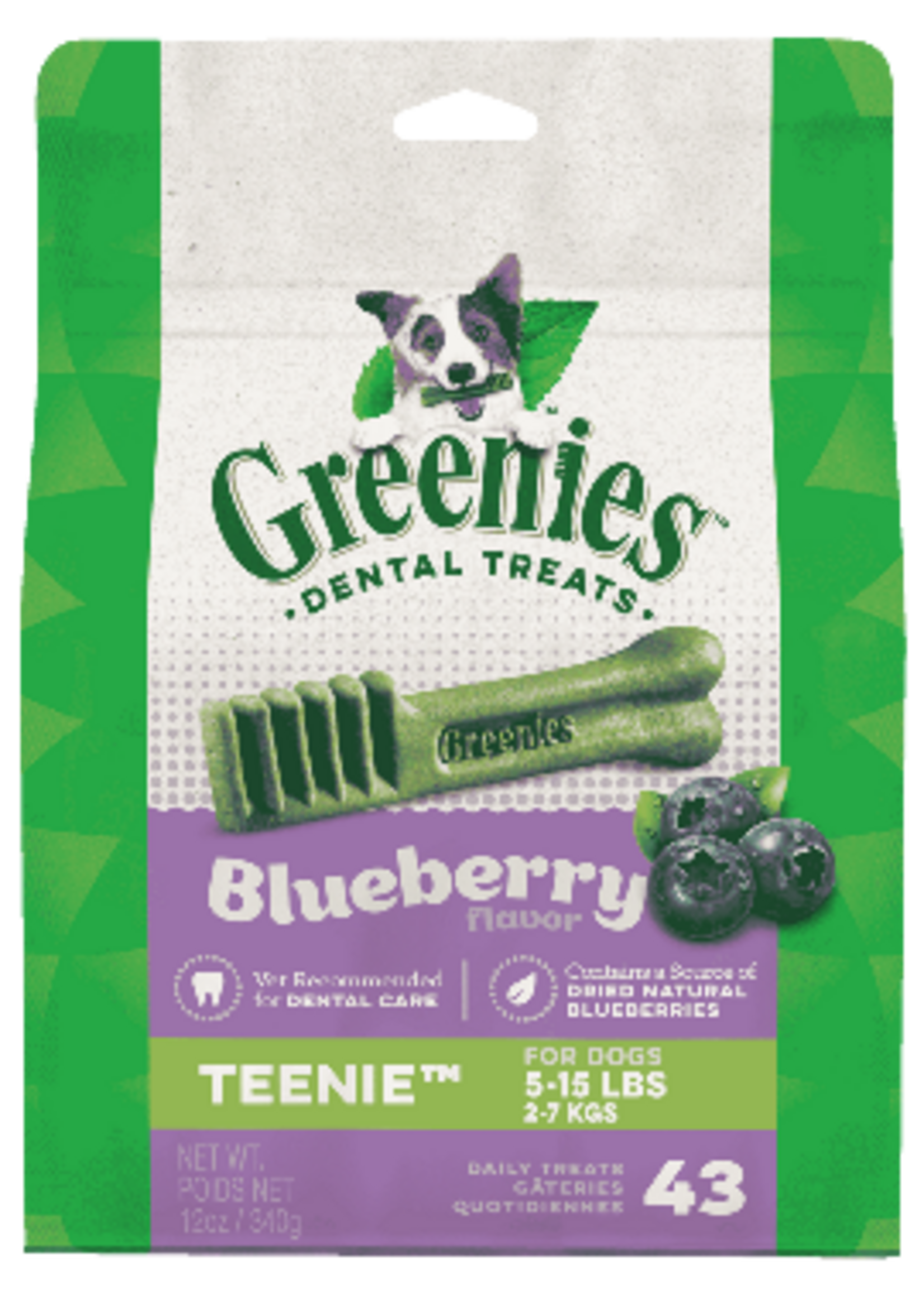 Greenies Greenies Teenie Chewy Dental Dog Treats Blueberry - 12oz