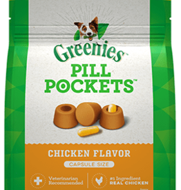 Greenies Greenies Pill Pockets Dog Treats Capsules Chicken - 15.8 oz (60 Treats)