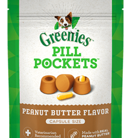 Greenies Greenies Pill Pockets Dog Treats Capsules Peanut Butter - 15.8 oz (60 Treats)