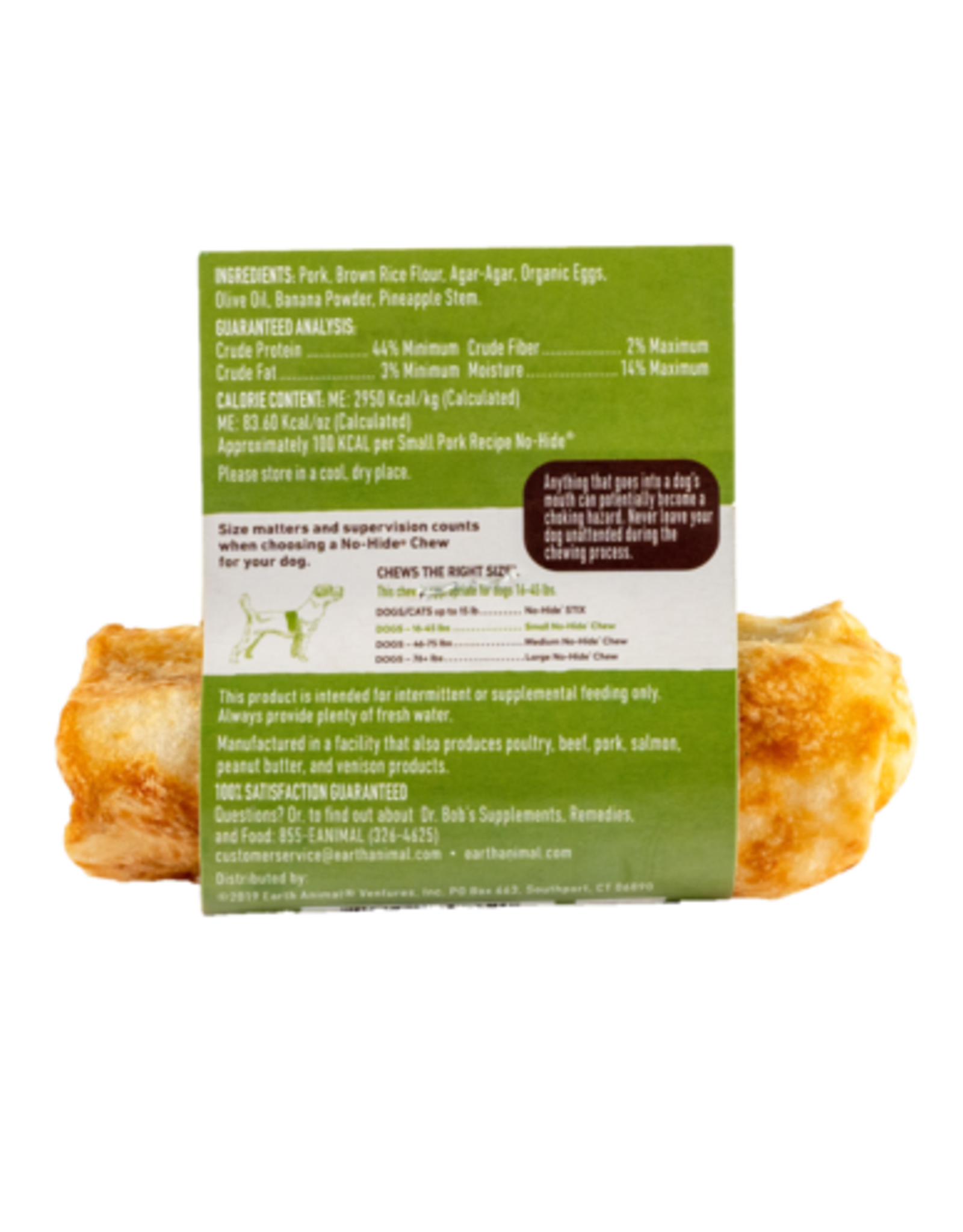 Earth Animal EARTH ANIMAL DOG NO-HIDE PORK SMALL