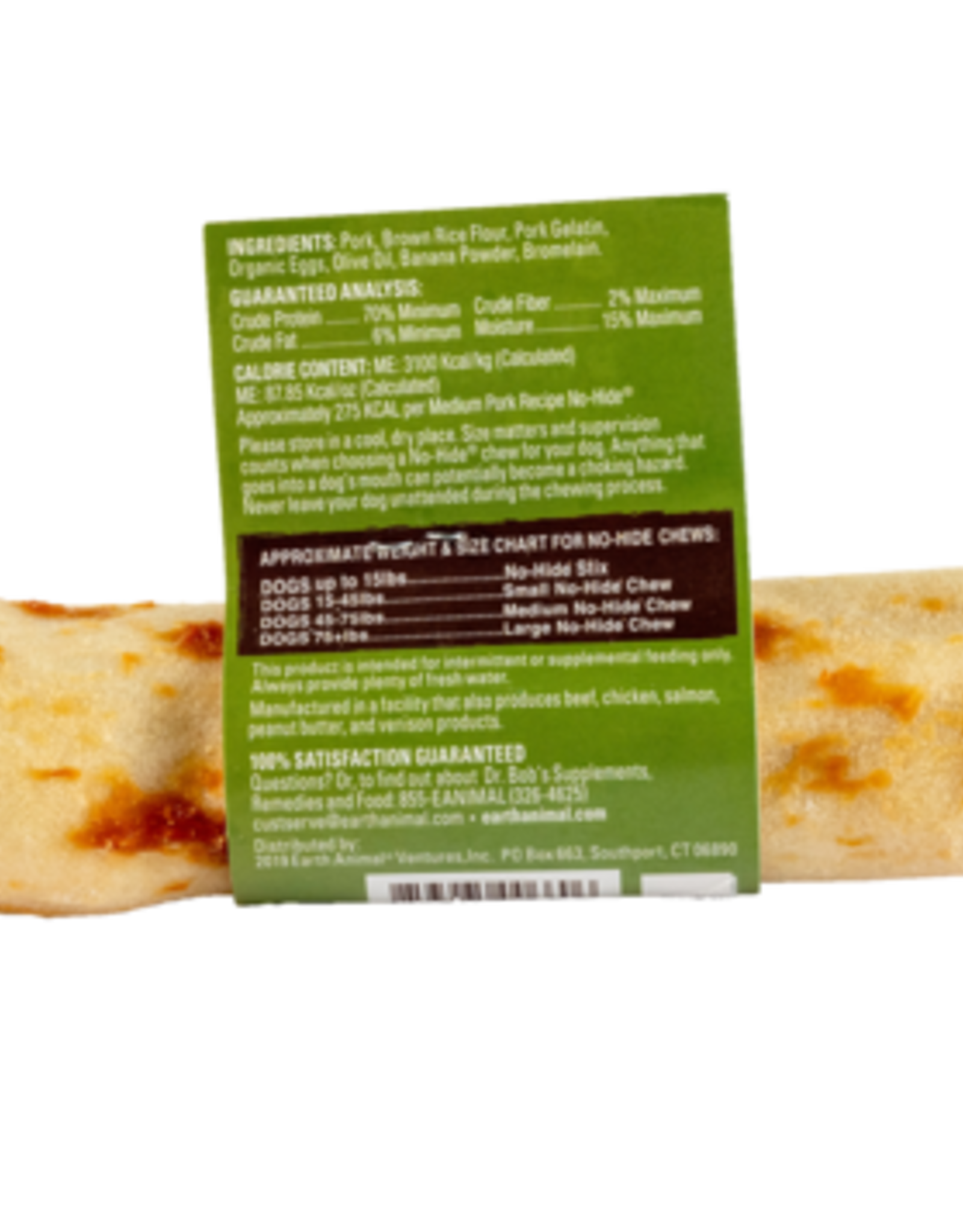 Earth Animal EARTH ANIMAL DOG NO-HIDE PORK MEDIUM