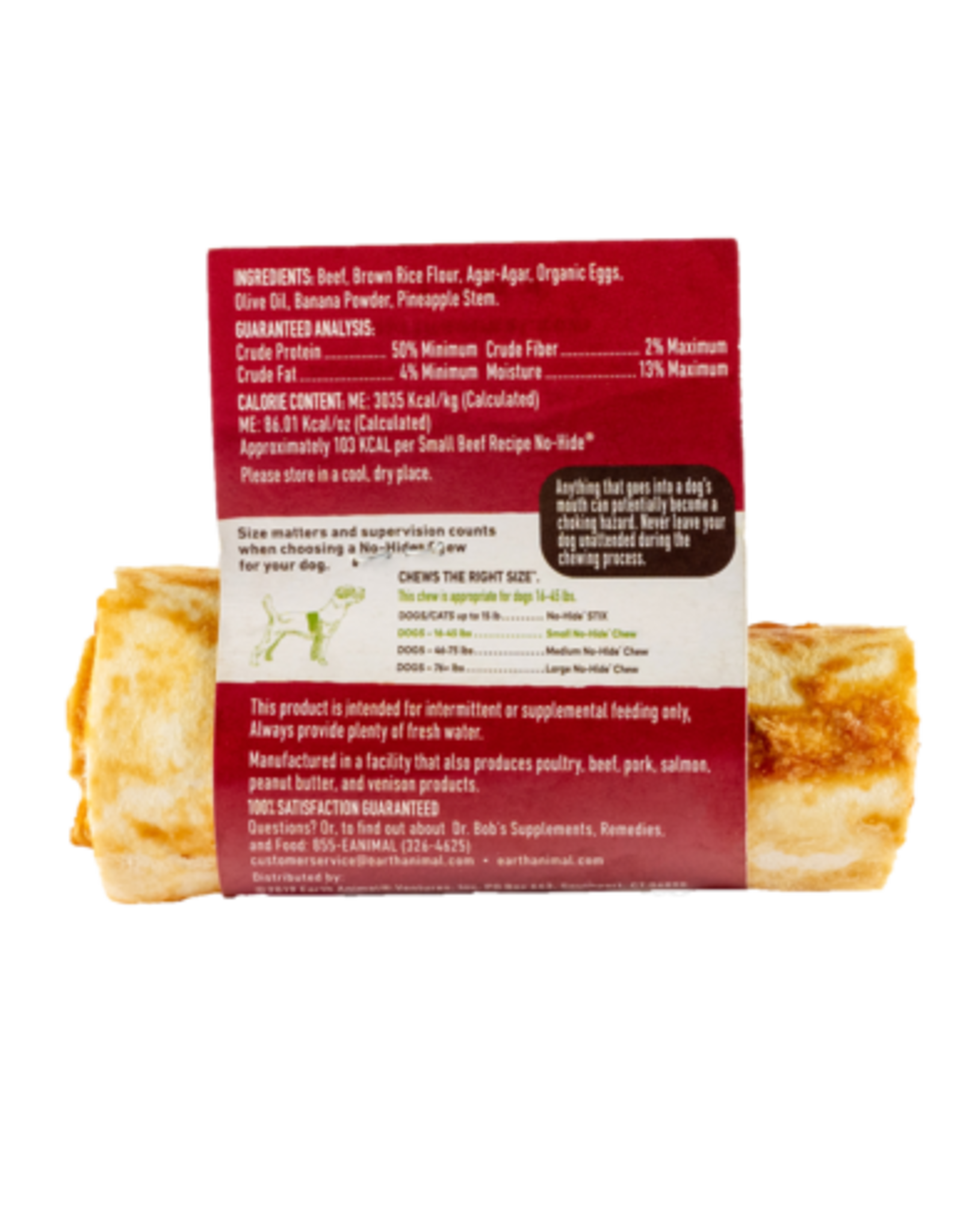 Earth Animal EARTH ANIMAL DOG NO-HIDE BEEF SMALL