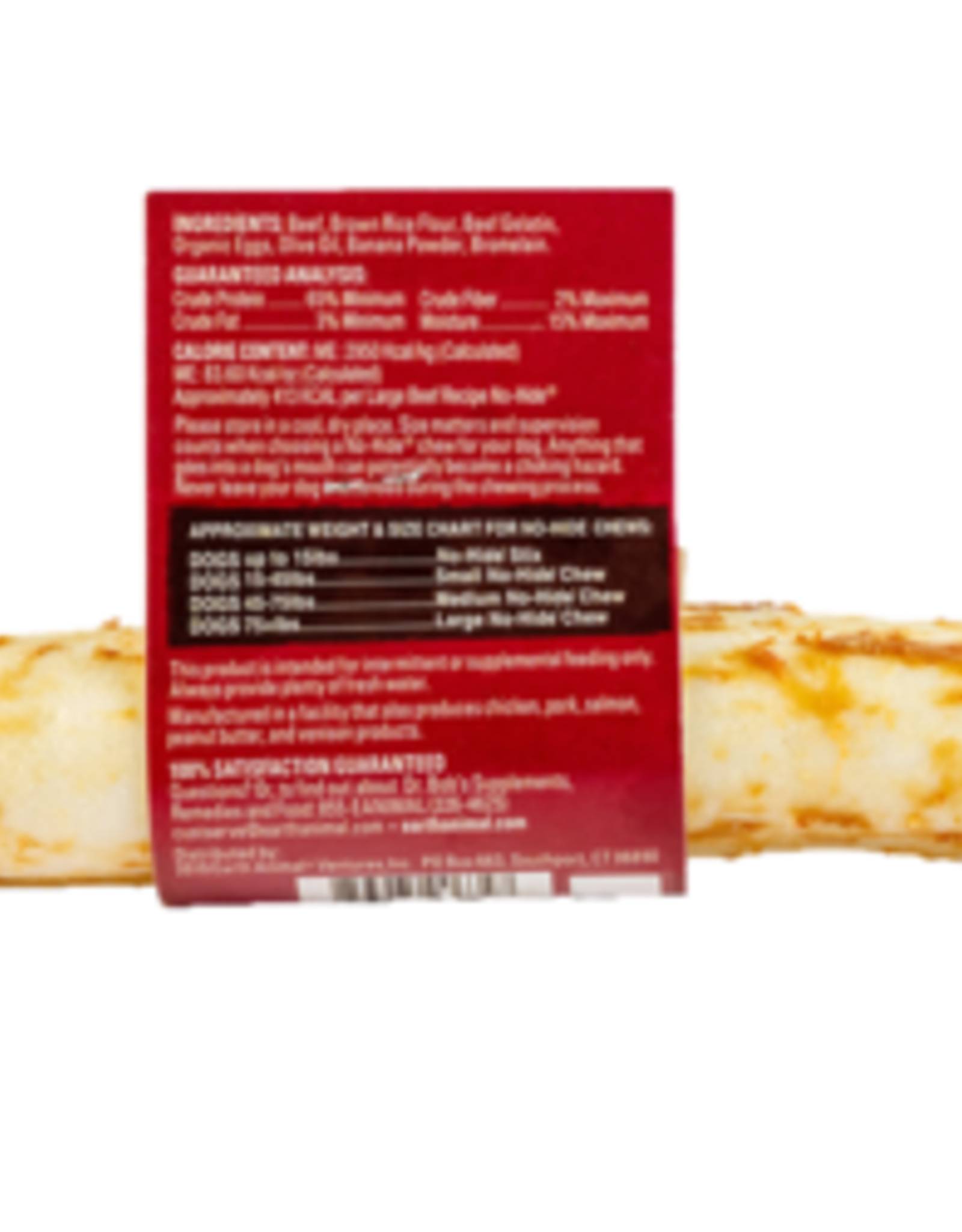 EARTH ANIMAL VENTURES EARTH ANIMAL DOG NO-HIDE BEEF LARGE