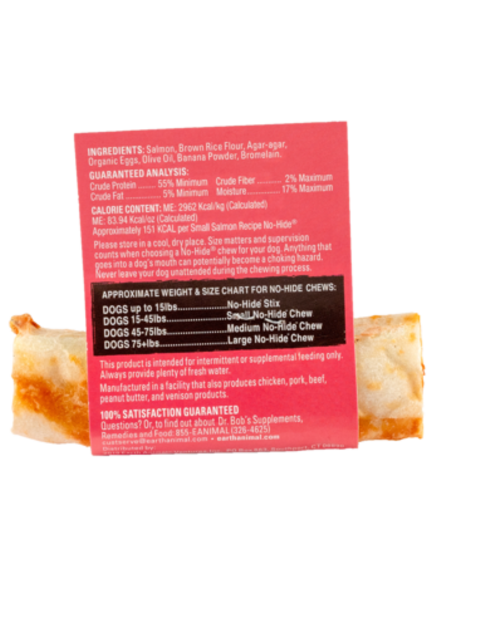 EARTH ANIMAL VENTURES EARTH ANIMAL DOG NO-HIDE SALMON SMALL