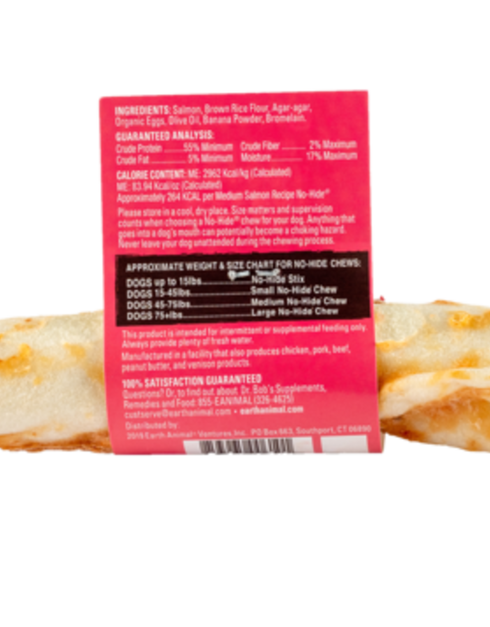 EARTH ANIMAL VENTURES EARTH ANIMAL DOG NO-HIDE SALMON MEDIUM