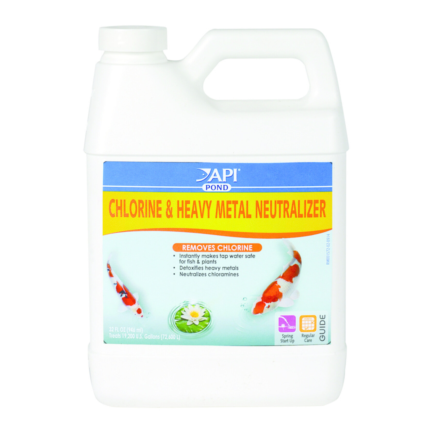 API POND CHLORINE & HEAVY METAL NEUTRALIZER 32 OZ