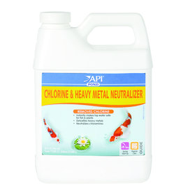 API POND CHLORINE & HEAVY METAL NEUTRALIZER 32 OZ