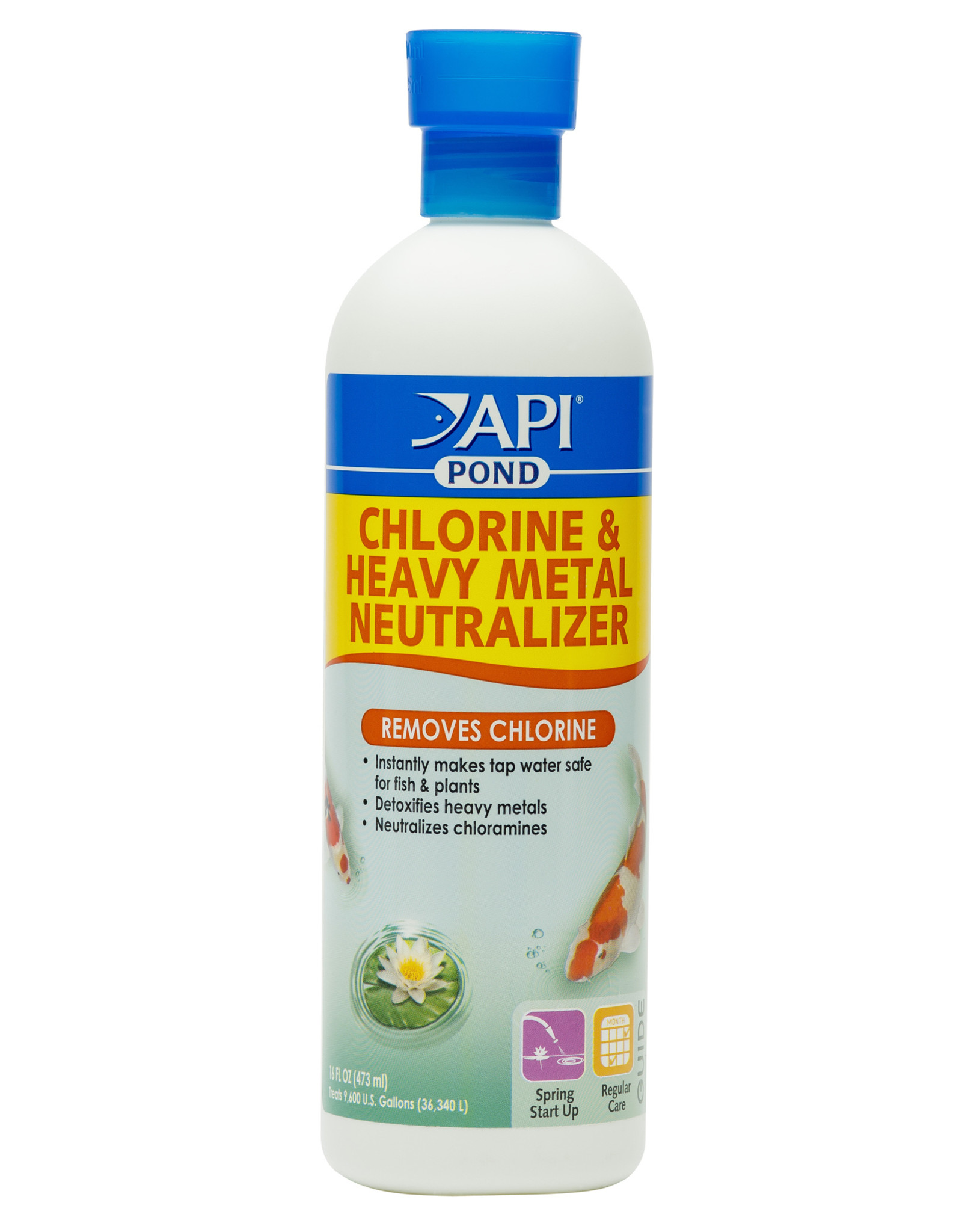 API POND CHLORINE & HEAVY METAL NEUTRALIZER 32 OZ