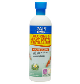 API POND CHLORINE & HEAVY METAL NEUTRALIZER 32 OZ