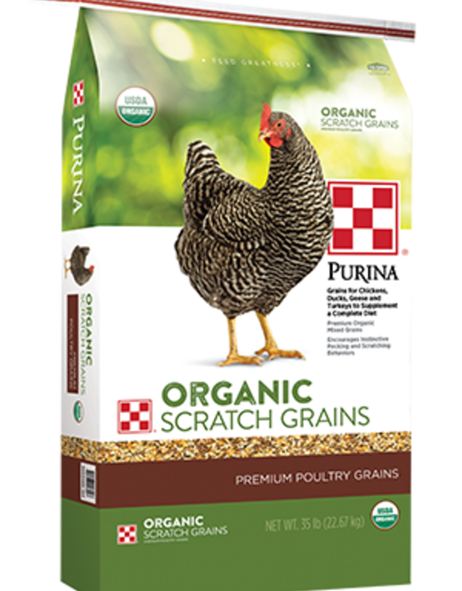 Purina Mills PURINA ORGANIC SCRATCH GRAINS 35LBS