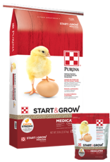 Purina Mills START & GROW MEDICATED 25LBS