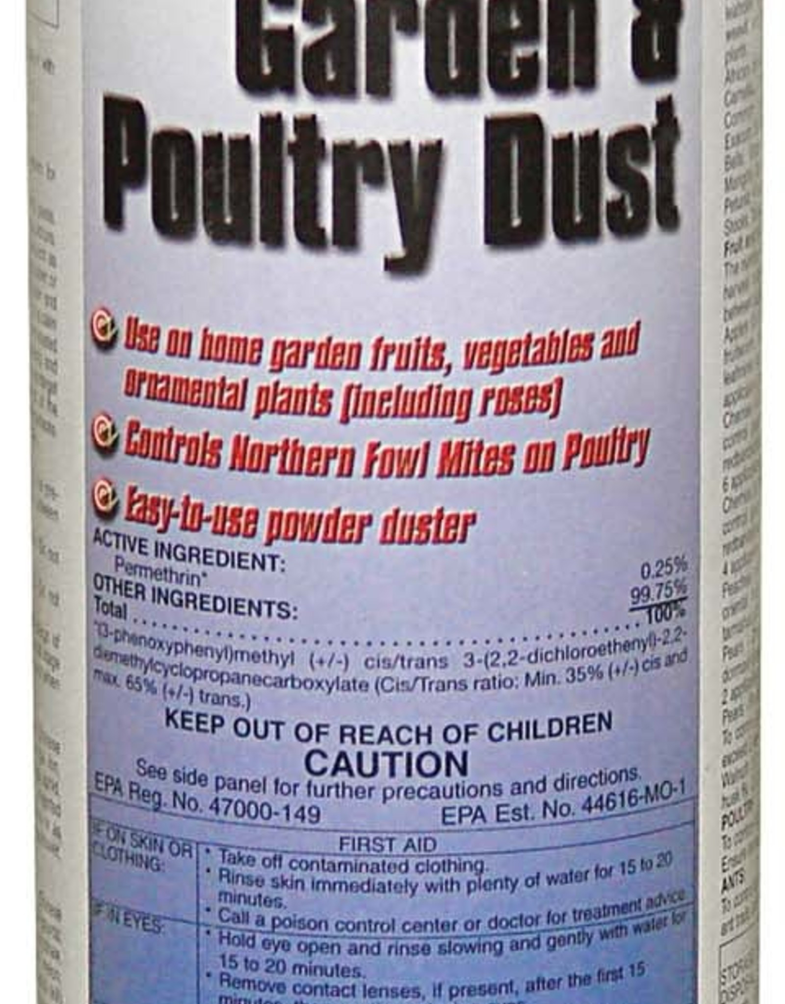 CHEMTECH                D GARDEN AND POULTRY DUST (PROZAP)