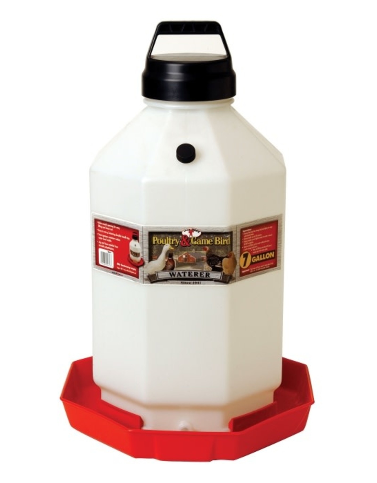 Miller Little Giant Plastic Poultry Waterer - 7 Gallons