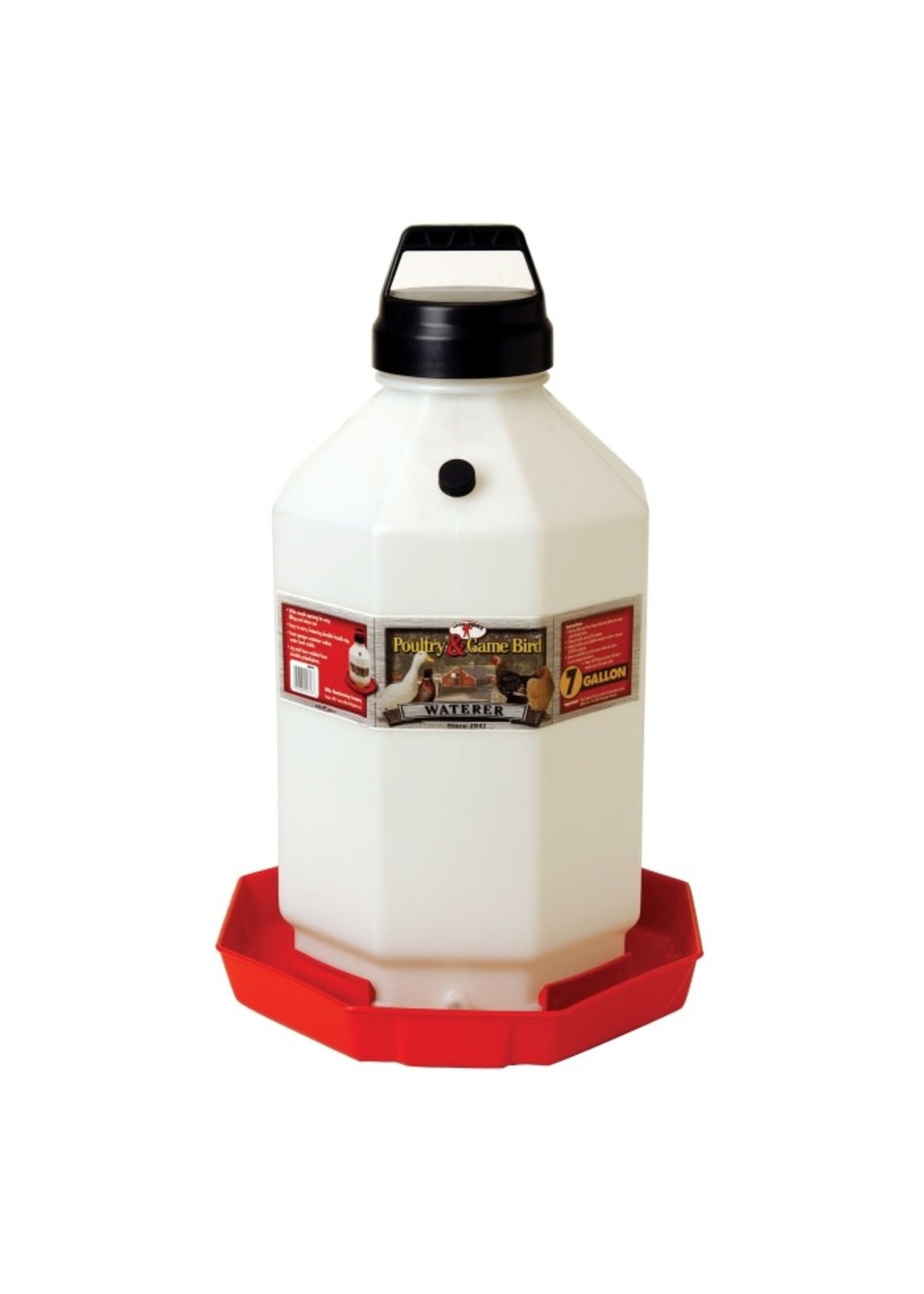 Miller Little Giant Plastic Poultry Waterer - 7 Gallons