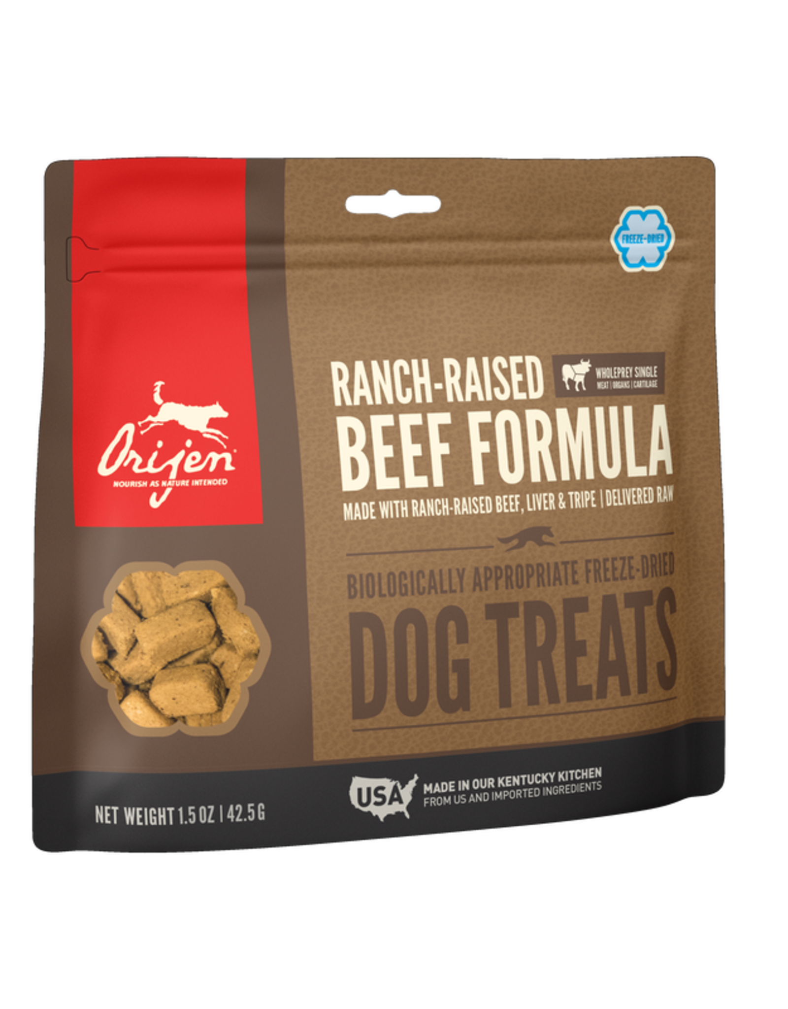 ORIJEN ORIJEN DOG TREATS RANCH RAISED BEEF 3.25OZ