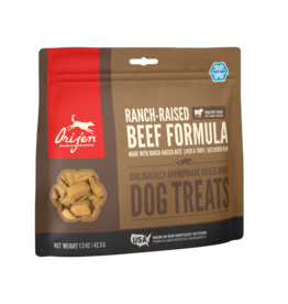 CHAMPION PET FOOD ORIJEN DOG TREATS RANCH RAISED BEEF 3.25OZ