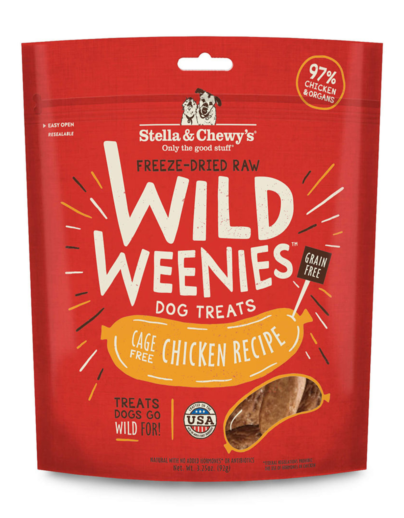 Stella & Chewy's Stella & Chewy's Wild Weenies Chicken Recipe Dog Treats 3.25 Oz