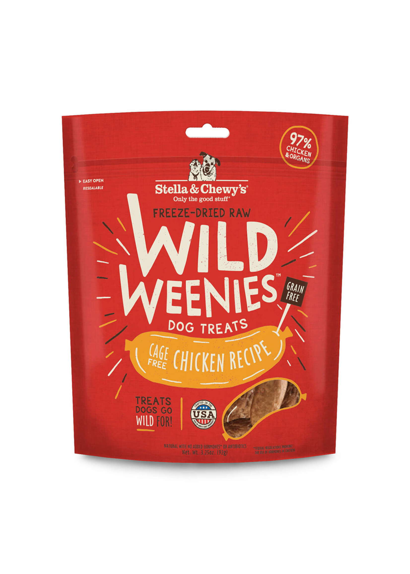 Stella & Chewy's Stella & Chewy's Wild Weenies Chicken Recipe Dog Treats 3.25 Oz