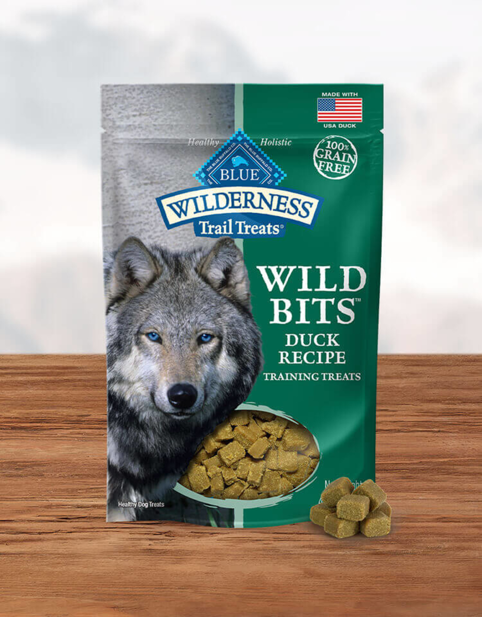 BLUE BUFFALO COMPANY BLUE BUFFALO WILDERNESS TRAIL TREATS DUCK WILD BITS 4OZ