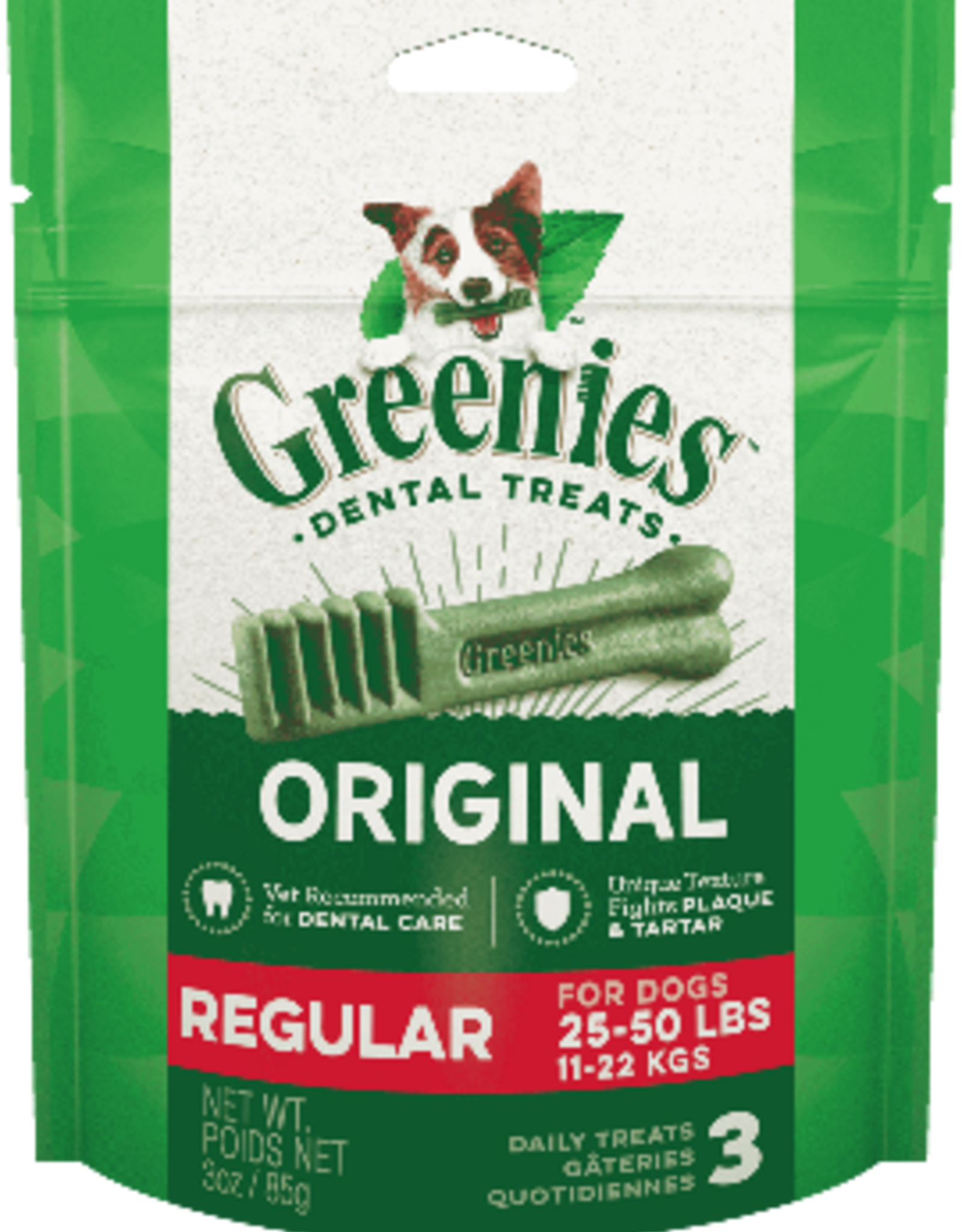 Greenies Greenies Original Regular Natural Dental Care Dog Treats 54 oz Box (54 Treats)