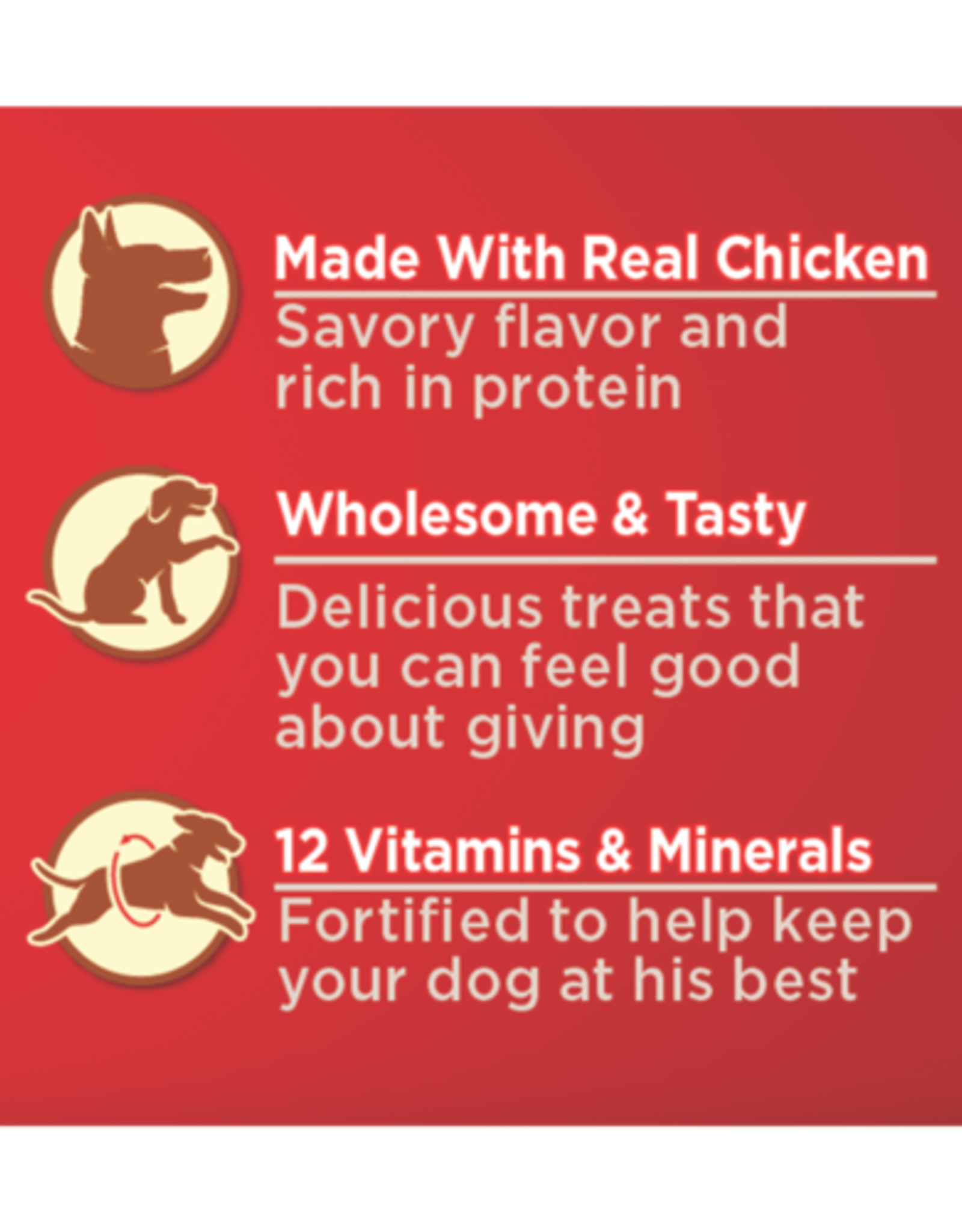 Milk-Bone MILKBONE CHEWY CHICKEN DRUMSTICK 25OZ