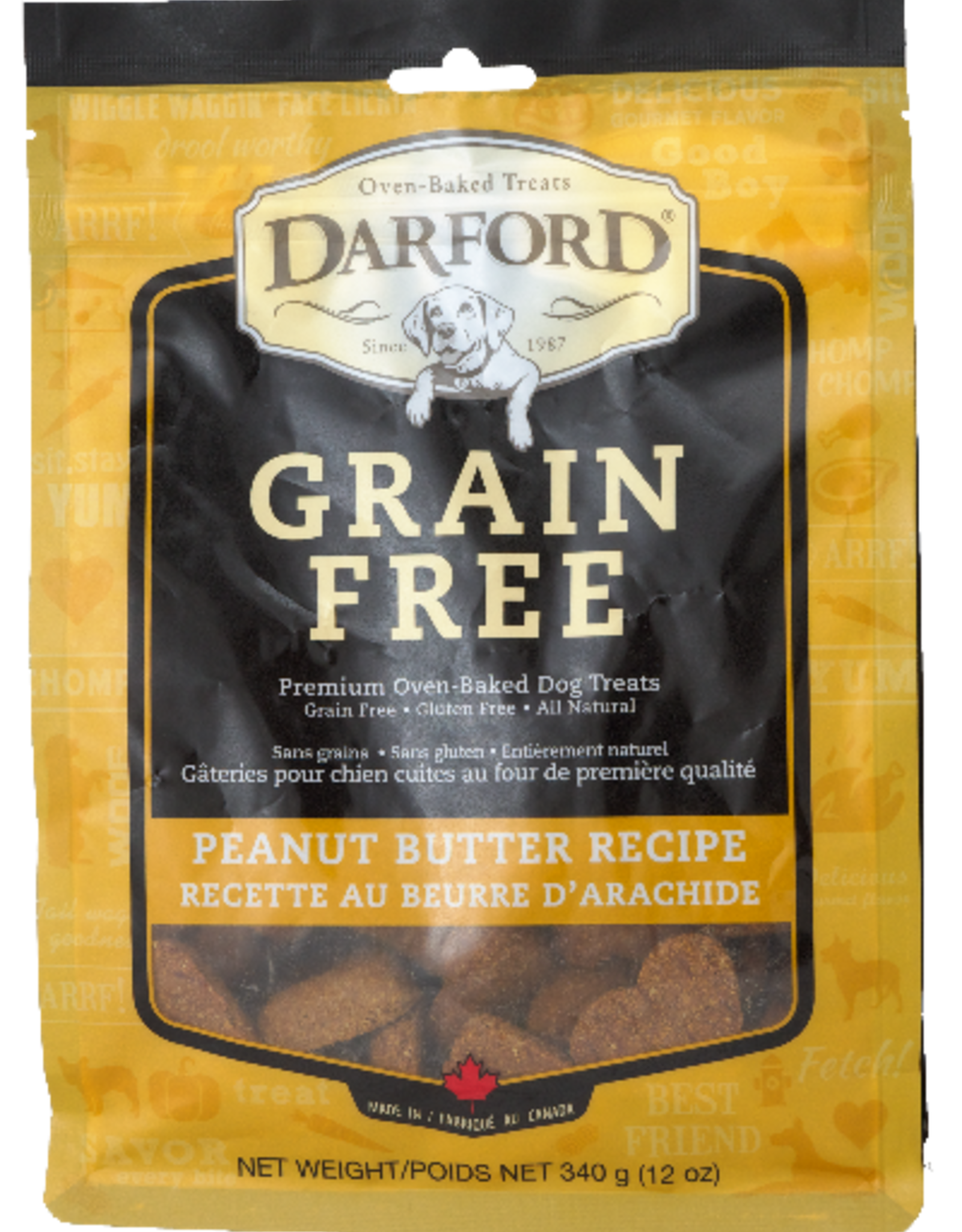 Darford DARFORD BISCUITS GRAIN FREE PEANUT BUTTER RECIPE 12OZ