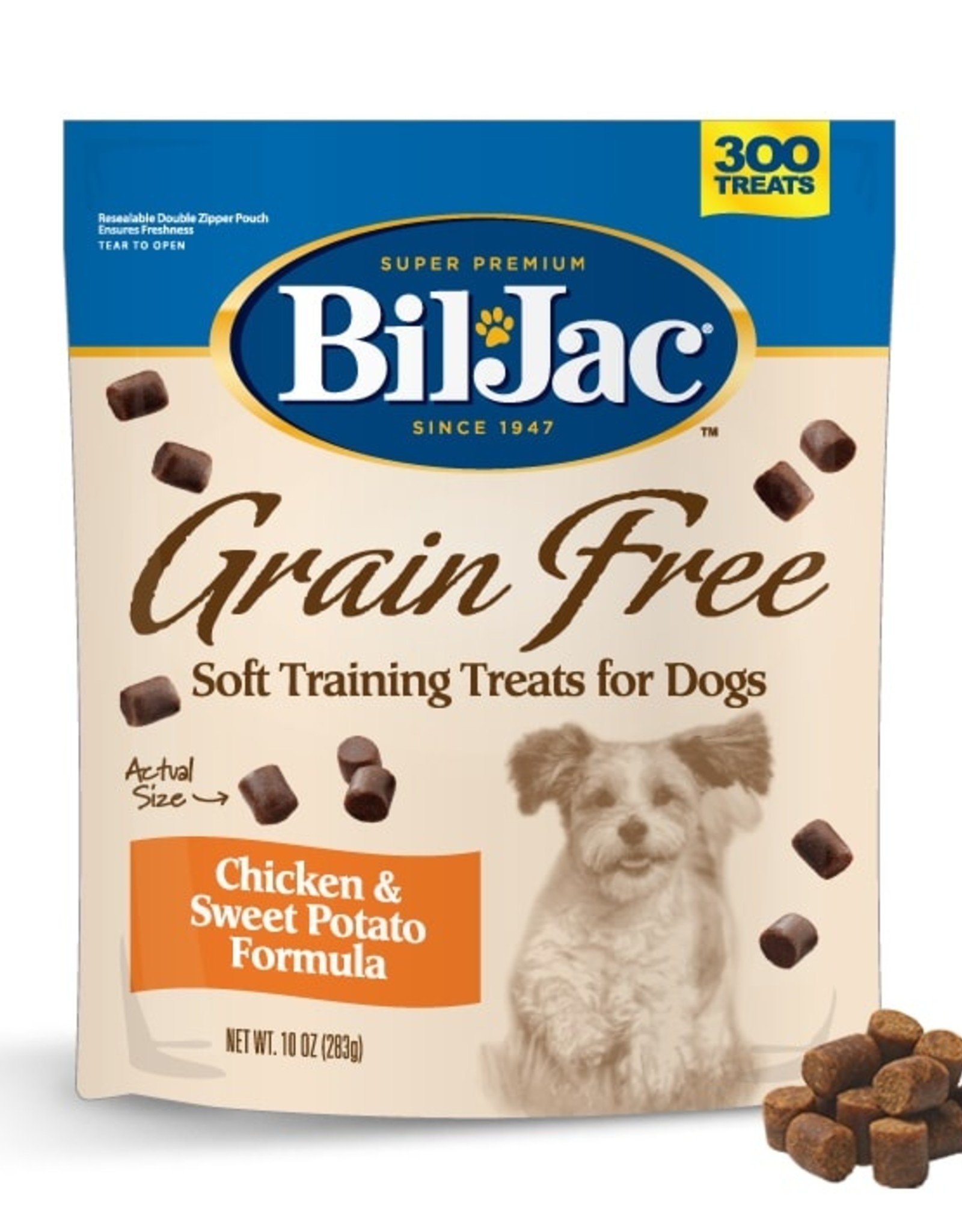 BIL-JAC FOODS, INC. BIL-JAC GRAIN FREE SOFT TRAINING TREATS FOR DOGS